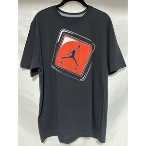 NWT Nike Air Jordan 3 Hang Tag T-Shirt Black Size Large square short sleeve
